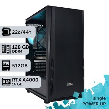 Рабочая станция PowerUp #241 Xeon E5 2699 v4/128 GB/SSD 512GB/NVIDIA Quadro RTX A4000 16GB
