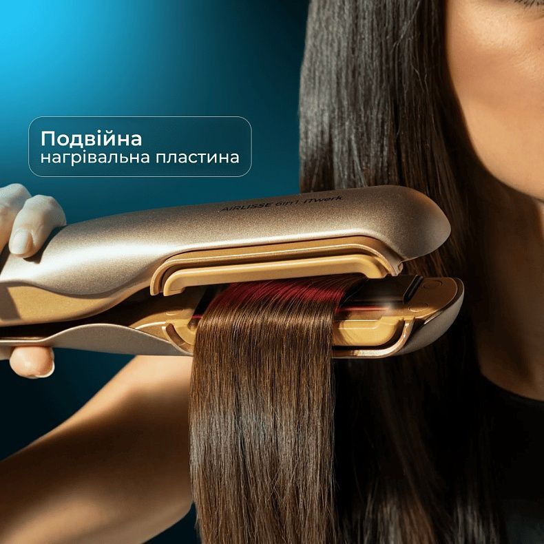 Cecotec AirLisse 6in1 iTwerk Champagne Hair Straightener (A01_EU01_122191)