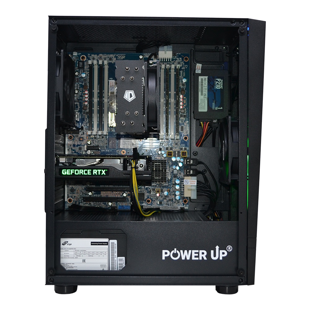 Робоча станція PowerUp #170 Xeon E5 2670 v2/32 GB/HDD 2 TB/SSD 512GB/GeForce RTX 3060 12GB