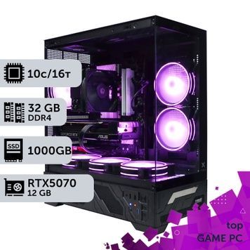 Ігровий комп'ютер GamePC TOP #474 Core i5 14400F/32 GB/SSD 1TB/GeForce RTX 5070 12GB