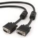 Cablexpert VGA - VGA (M/M), HD15, with 2 ferro-rings, black, 5 m (CC-PPVGA-5M-B) package