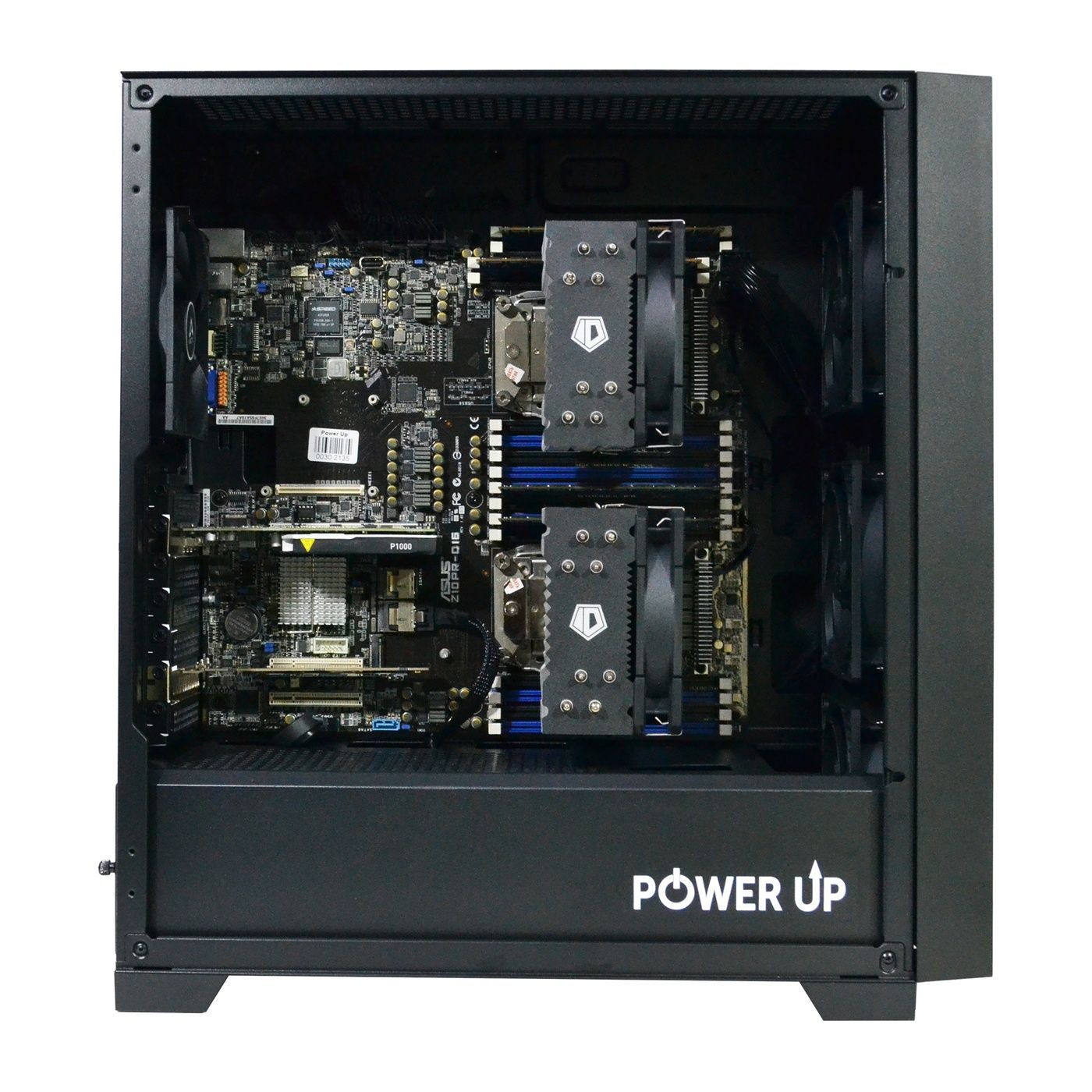 PowerUp #569 Dual-Processor Workstation with Xeon E5 2680 v4 x2/64 GB/512 GB SSD/NVIDIA Quadro P1000 4 GB