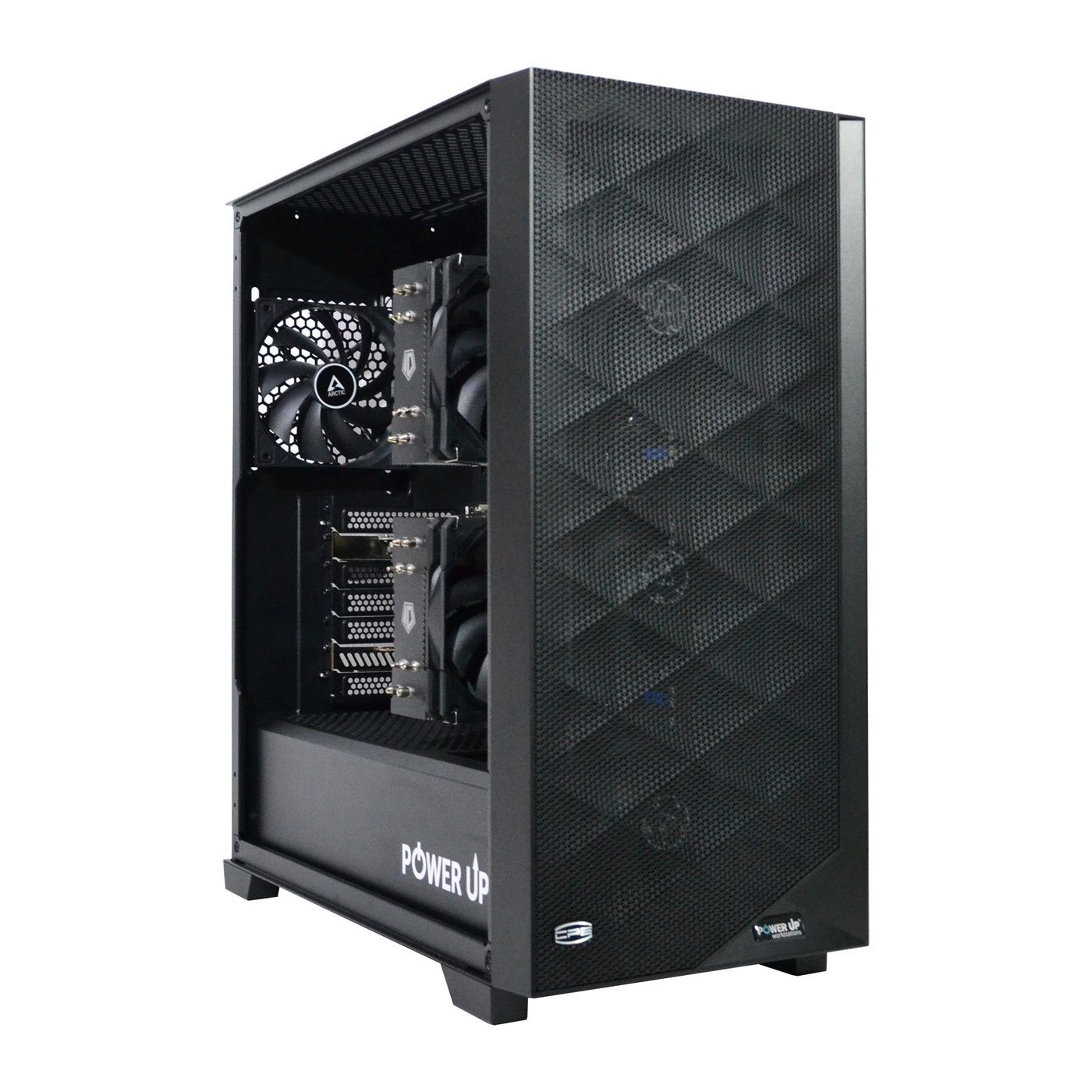 PowerUp #569 Dual-Processor Workstation with Xeon E5 2680 v4 x2/64 GB/512 GB SSD/NVIDIA Quadro P1000 4 GB
