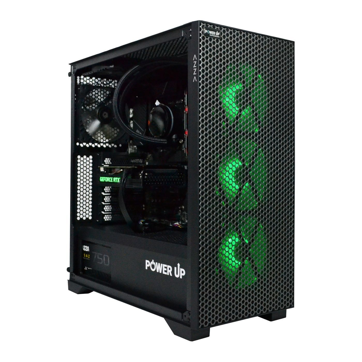 Робоча станція PowerUp Desktop #489 Ryzen 9 9900x/64 GB/SSD 1TB/GeForce RTX 4060Ti 16GB