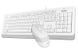 Комплект (клавіатура, миша) A4Tech F1010 White