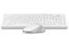 Комплект (клавіатура, миша) A4Tech F1010 White