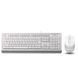 Комплект (клавіатура, миша) A4Tech F1010 White