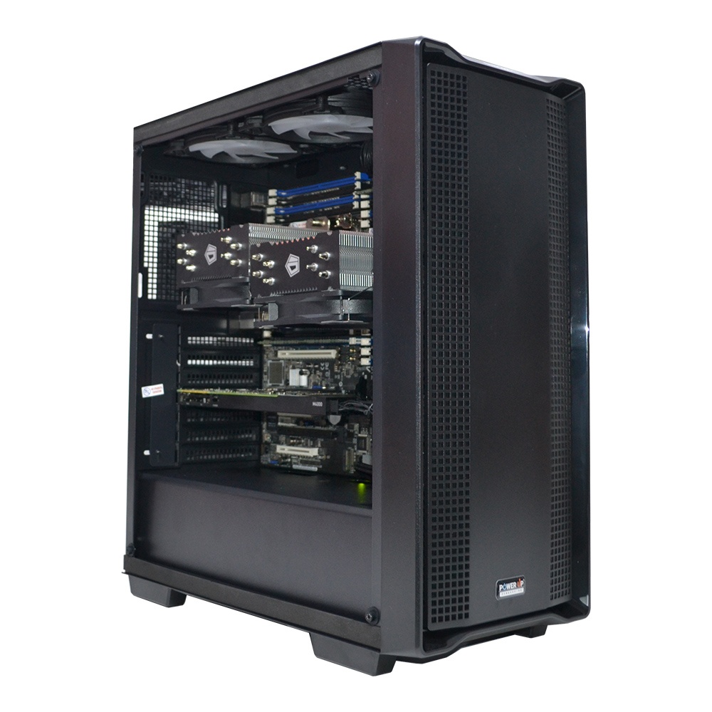 Двопроцесорна робоча станція PowerUp #261 Xeon E5 2690 v2 x2/32 GB/SSD 512GB/NVIDIA Quadro M4000 8GB
