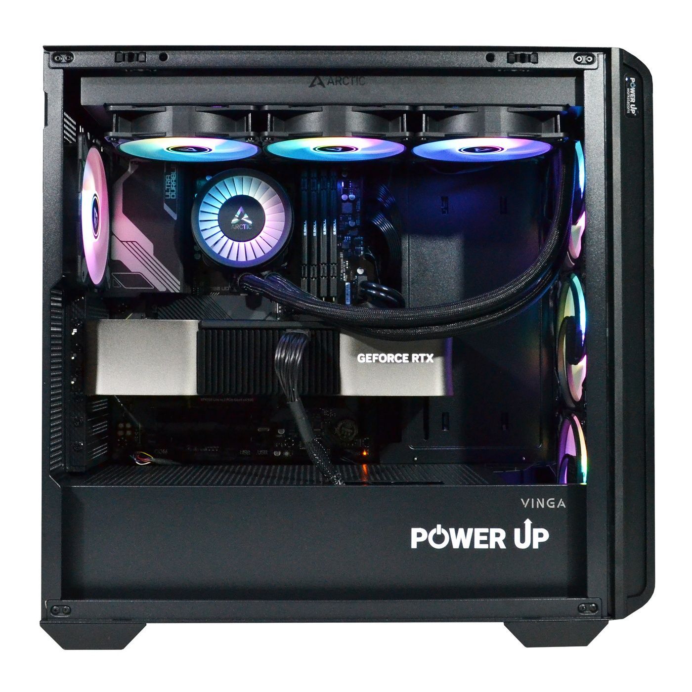 Рабочая станция PowerUp Desktop #373 Core i9 14900K/128 GB/SSD 2TB/GeForce RTX 4090 24GB