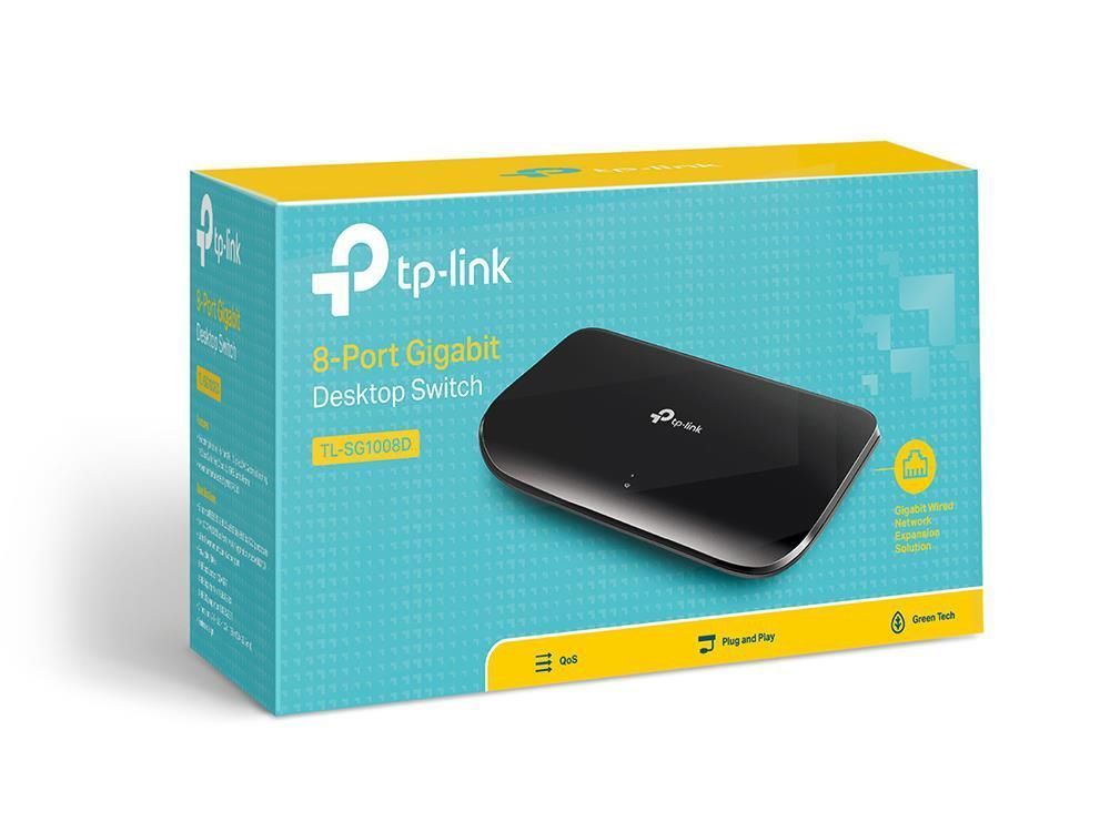 NET SWITCH TP-LINK 8PORT /1 Gbps (TL-SG1008D)