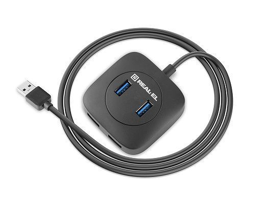 USB-хаб REAL-EL HQ-187 4 ports