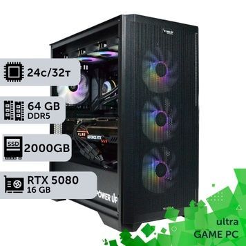 Игровой компьютер GamePC Ultra #409 Core i9 14900K/64 GB/SSD 2TB/GeForce RTX 5080 16GB