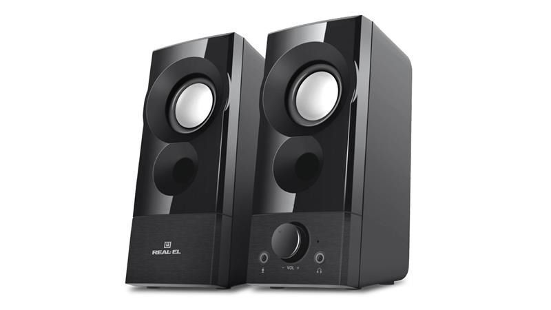REAL-EL S-90 Black Acoustic System