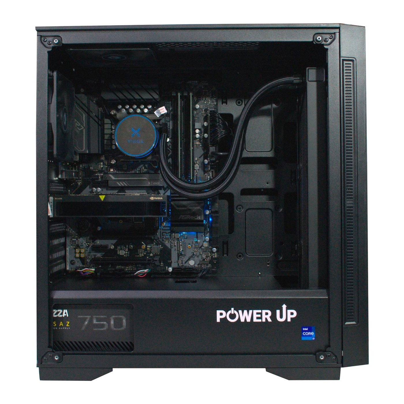 Рабочая станция PowerUp Desktop #266 Ryzen 9 7950x/32 GB/SSD 1TB/NVIDIA Quadro RTX A2000 6GB