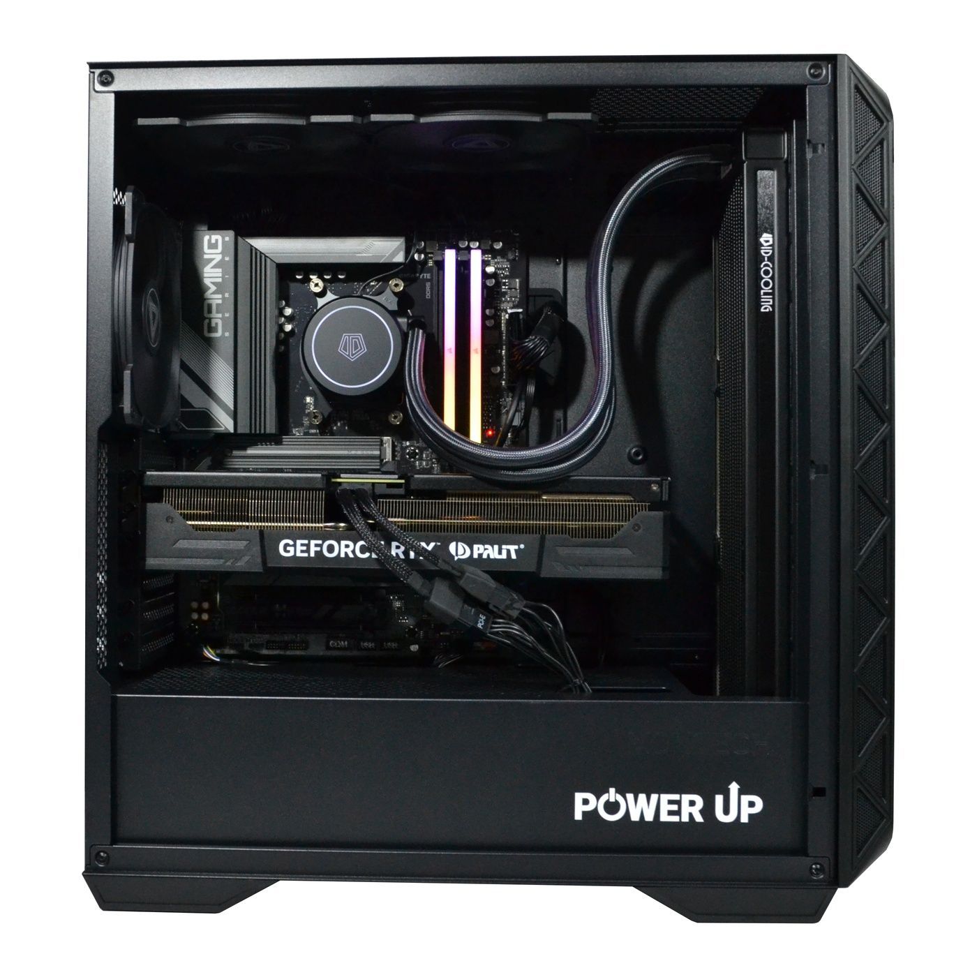 Рабочая станция PowerUp Desktop #749 Ryzen 9 9900x/64 GB/SSD 1TB/GeForce RTX 5060 8GB