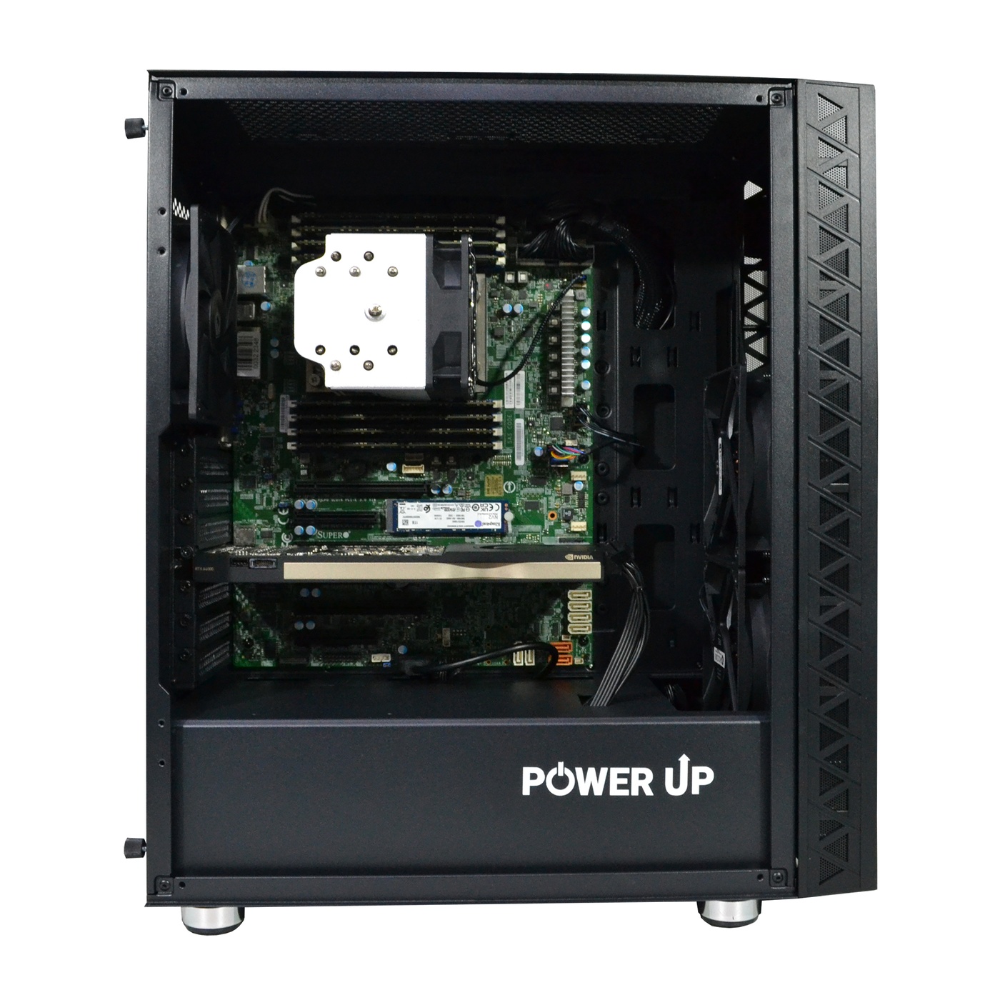 Рабочая станция PowerUp #258 AMD EPYC 7702 /128 GB/SSD 1TB/NVIDIA Quadro RTX A4000 16GB