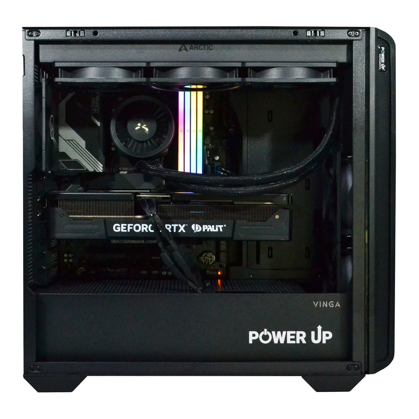 Робоча станція PowerUp Desktop #493 Ryzen 9 9900x/128 GB/HDD 6 TB/SSD 1TB/GeForce RTX 4080 Super 16GB